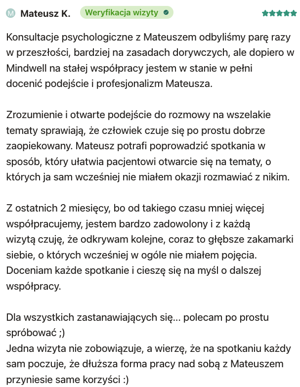 Opinia osoby, z którą pracował Mateusz Buda